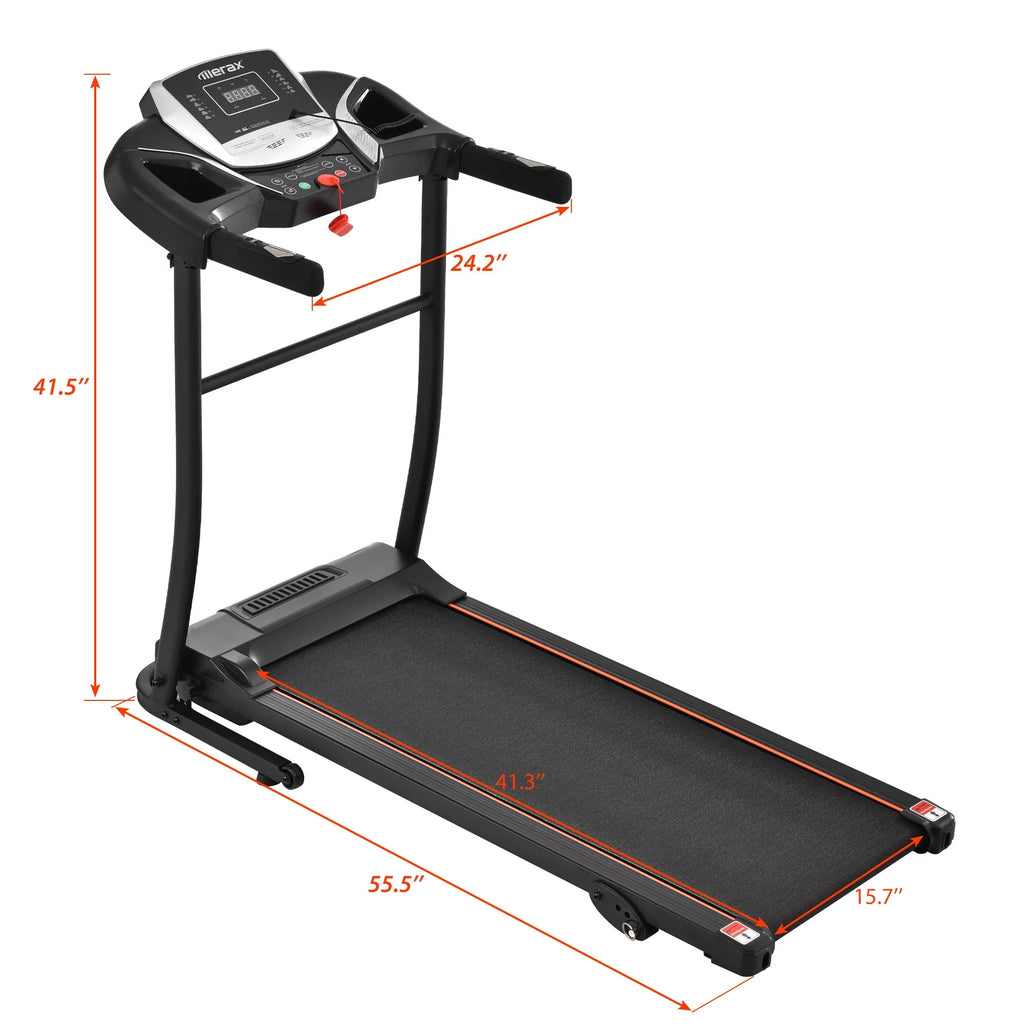 Folding Incline Treadmill 2.5HP Electric Running Machine F9345