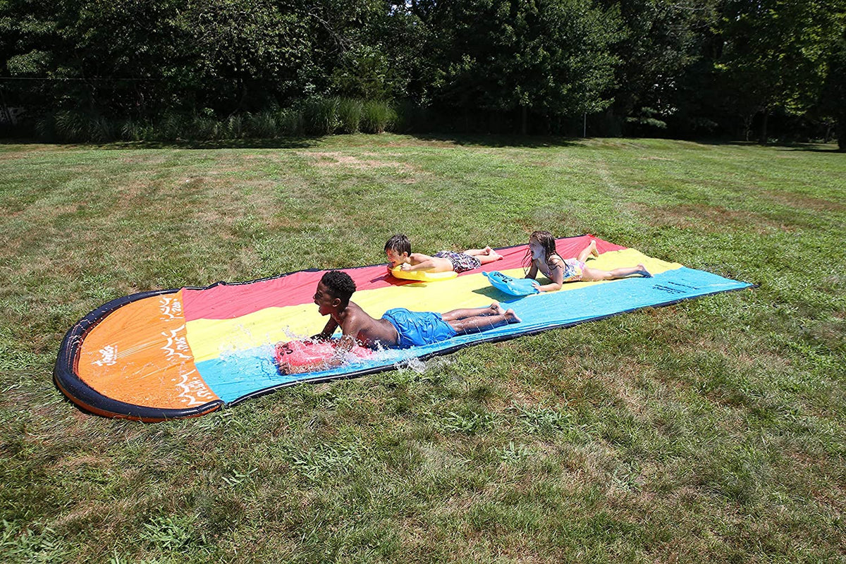 Triple Lane Water Slide with 3 Boogie Boards 16 Foot S4073