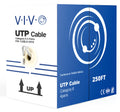 Grey 250 ft Cat6 Ethernet Cable 23 AWG E529594