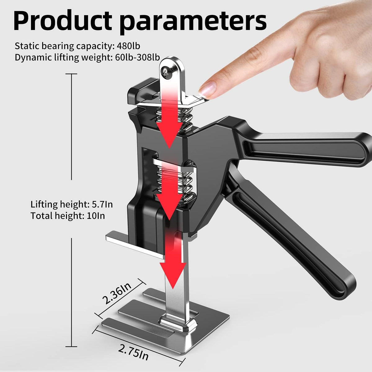 2 Pack Door Panel Lifting Cabinet Jack A54516