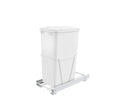 White Plastic Pull Out Trash Can M7602