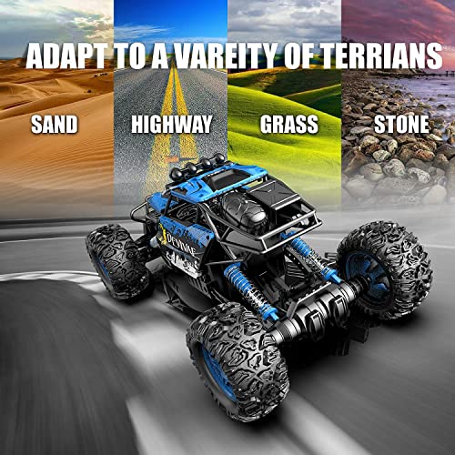 1:12 4WD Remote Control Monster Truck with Lifting Function (Blue) M37318