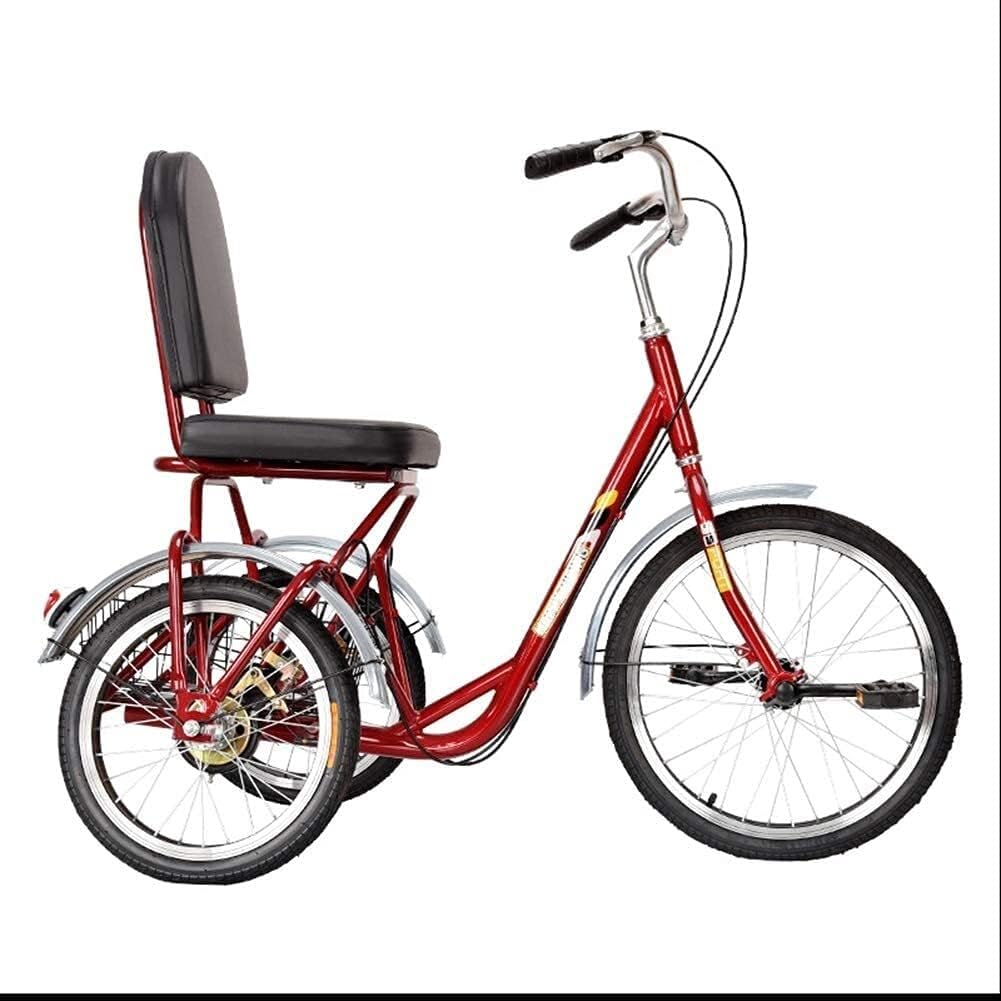 20 Inch Single Speed Adult Tricycle with Rear Shopping Basket O1550