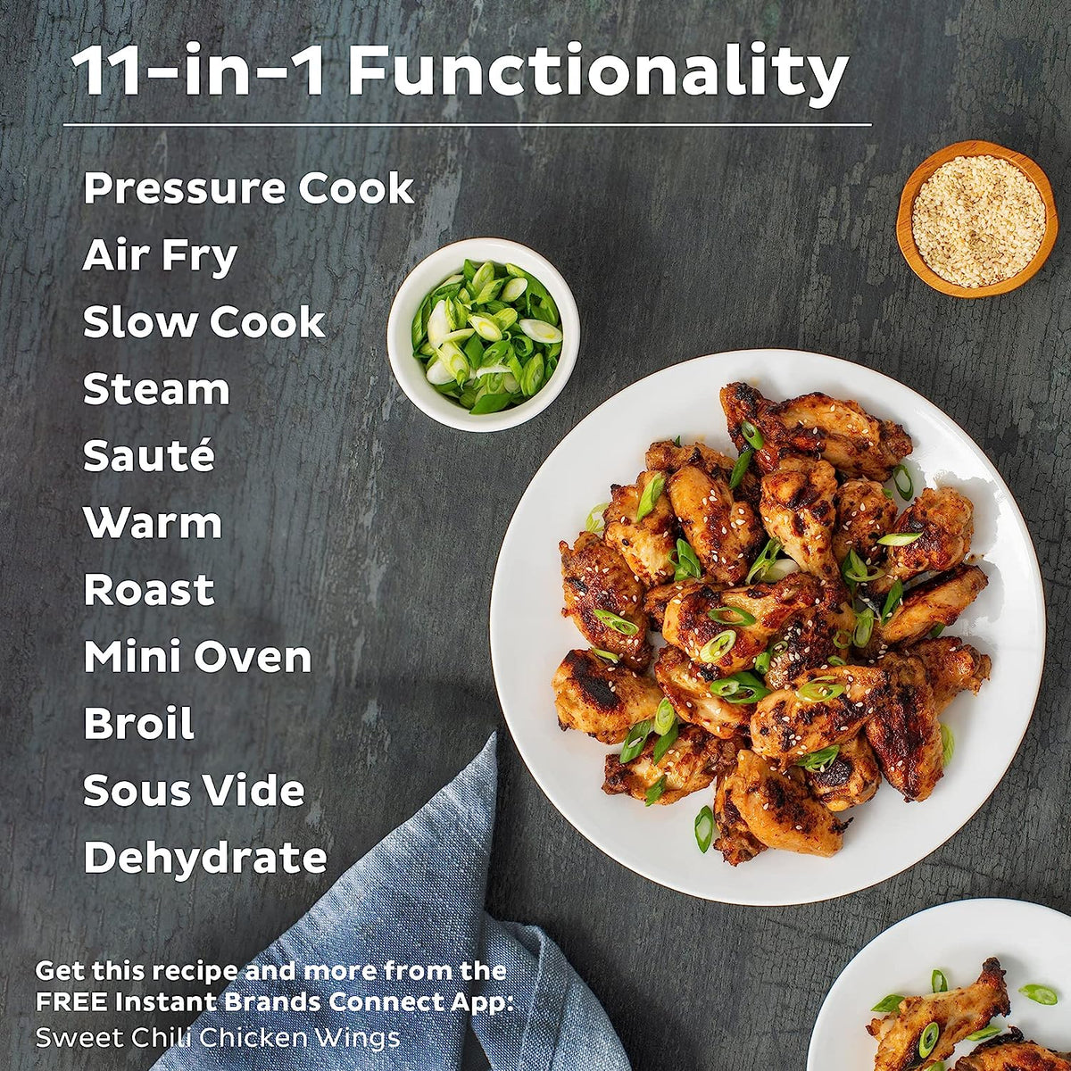 11-in-1 Air Fryer and Pressure Cooker Combo, 8 Quart D853