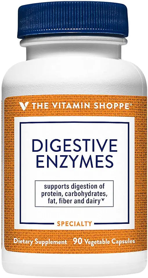Plant-Based Digestive Enzymes 90 Veggie Capsules U114