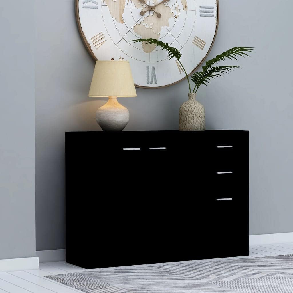 White Sideboard Cabinet with 3 Drawers Y192104