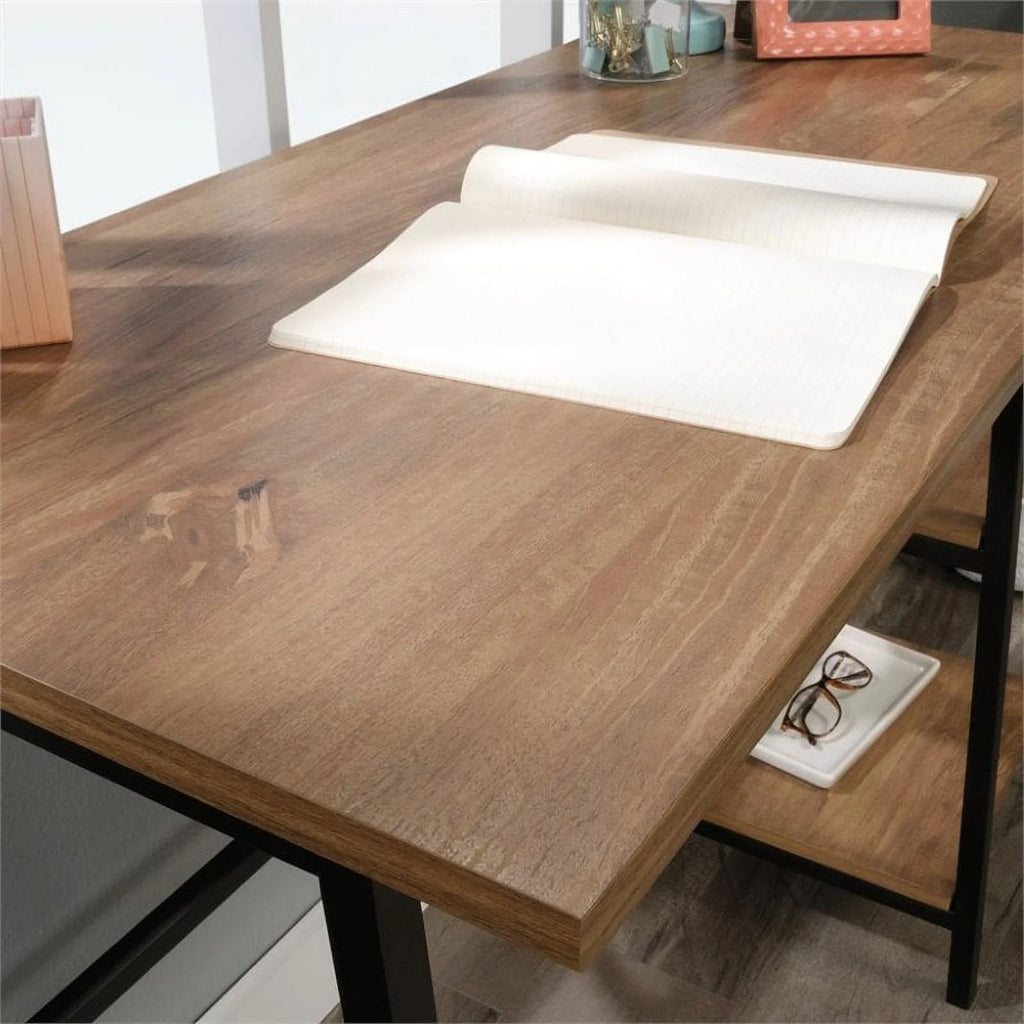 Single Pedestal Desk in Sindoori Mango S88715