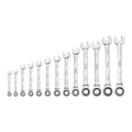 SAE Ratcheting Combination Wrench Set, 13-Piece N919