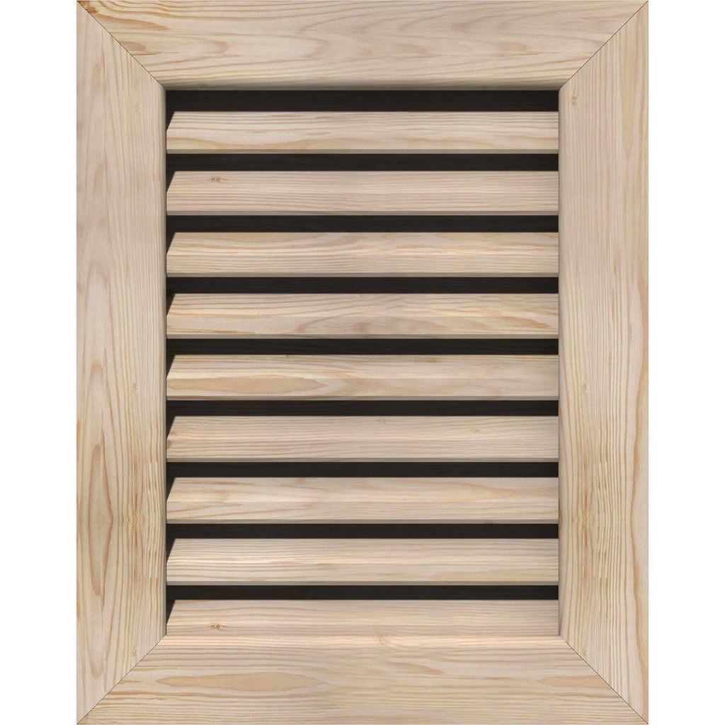 12-in W x 12-in H Vertical Gable Vent Unfinished Smooth Pine M371212