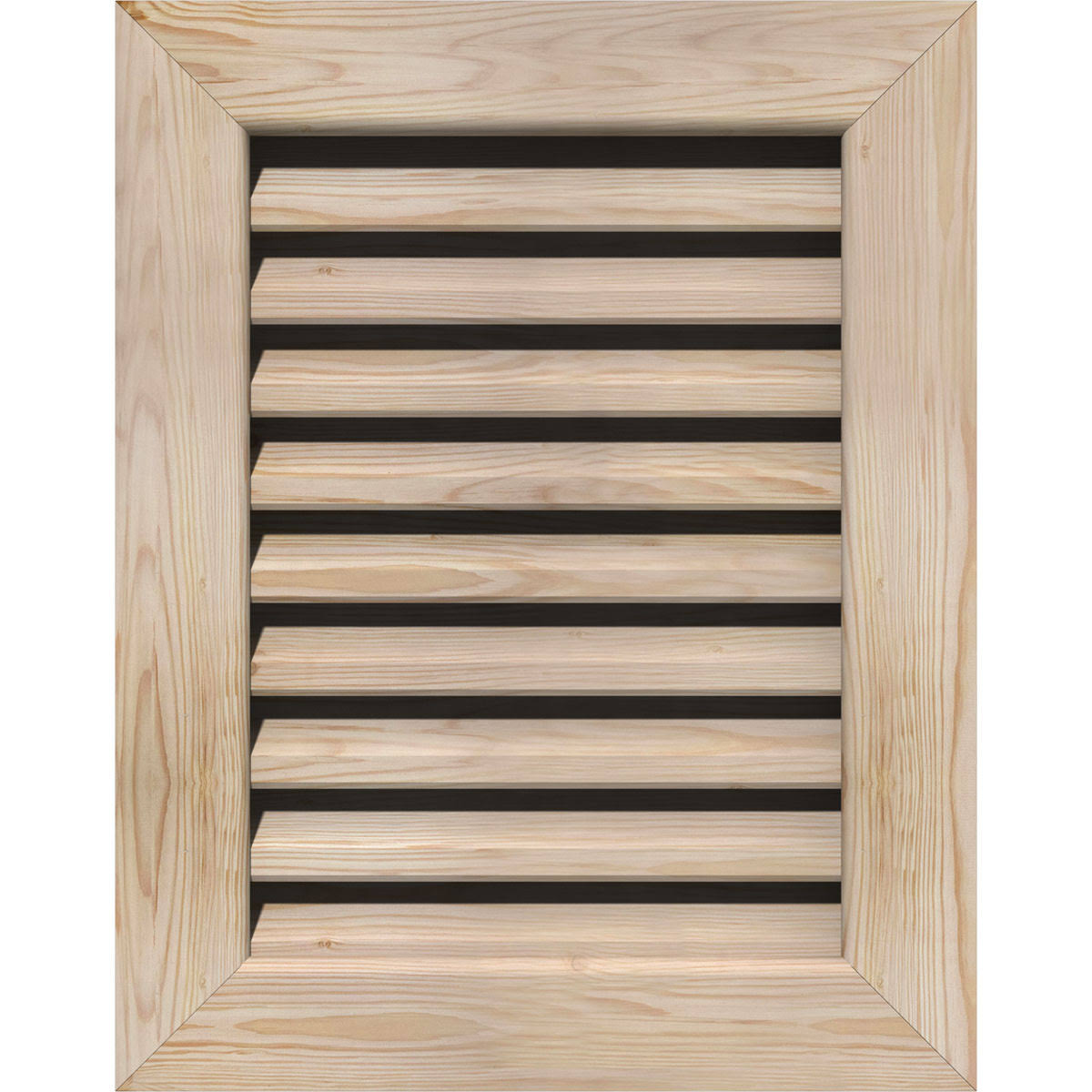 12-in W x 12-in H Vertical Gable Vent Unfinished Smooth Pine M371212