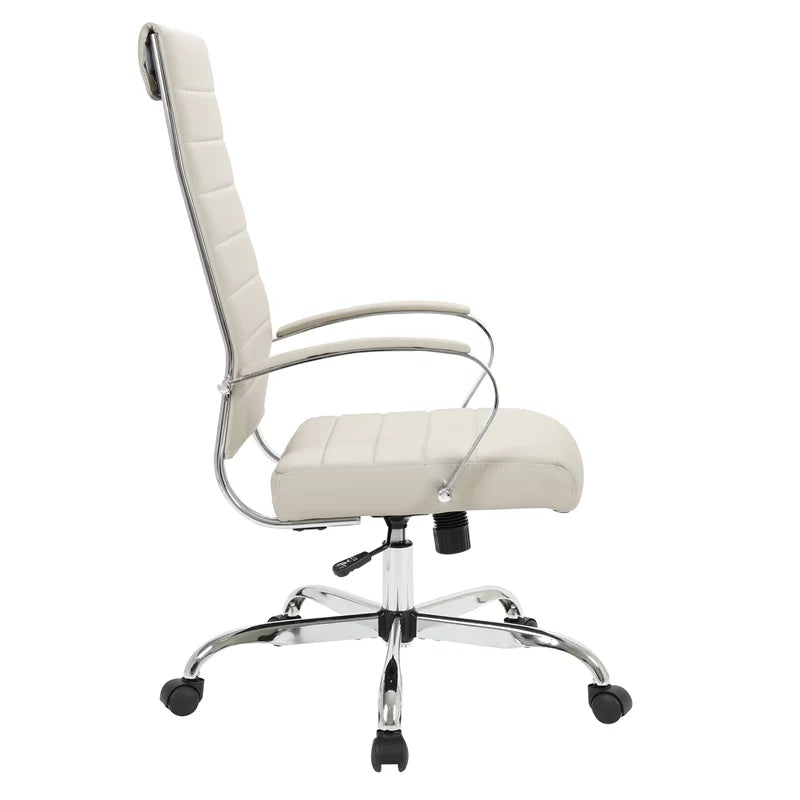 Tan Leather Office Chair S447