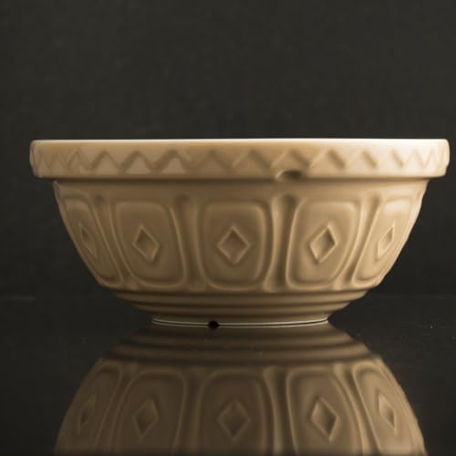 Beige 29 cm Earthenware Mixing Bowl A47742