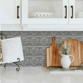 Silver Tin Peel and Stick Tile Backsplash L316