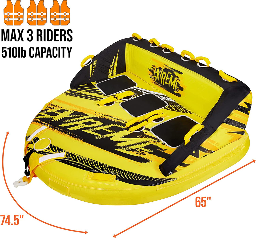 2 & 3 Person Towable Inflatable Water Tube E1245