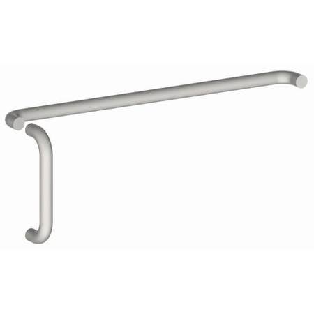 Satin Stainless Steel Door Pull and Push Set P1203