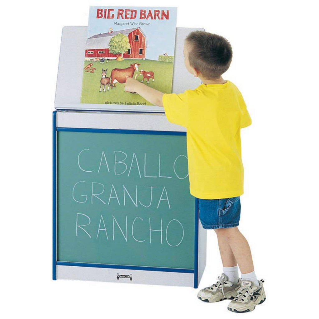 Navy Chalkboard Big Book Easel B6079