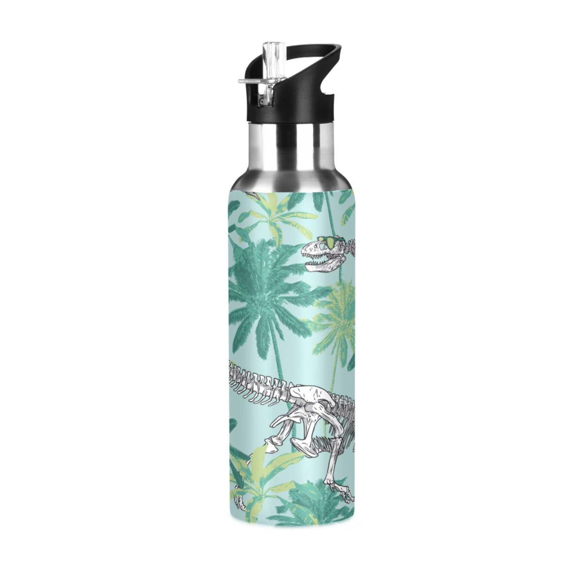 Stainless Steel Insulated Water Bottle with Straw Lid C971