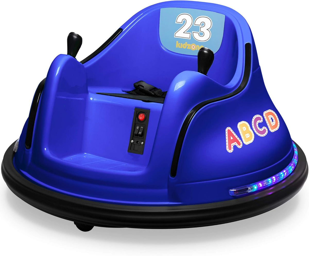 Dark Blue 12V Electric Ride On Bumper Car with Remote Control U46308