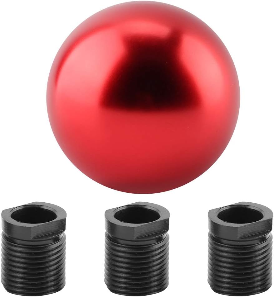 Universal Manual Gear Shift Knob Round Ball Shape Pack of 2 W201498