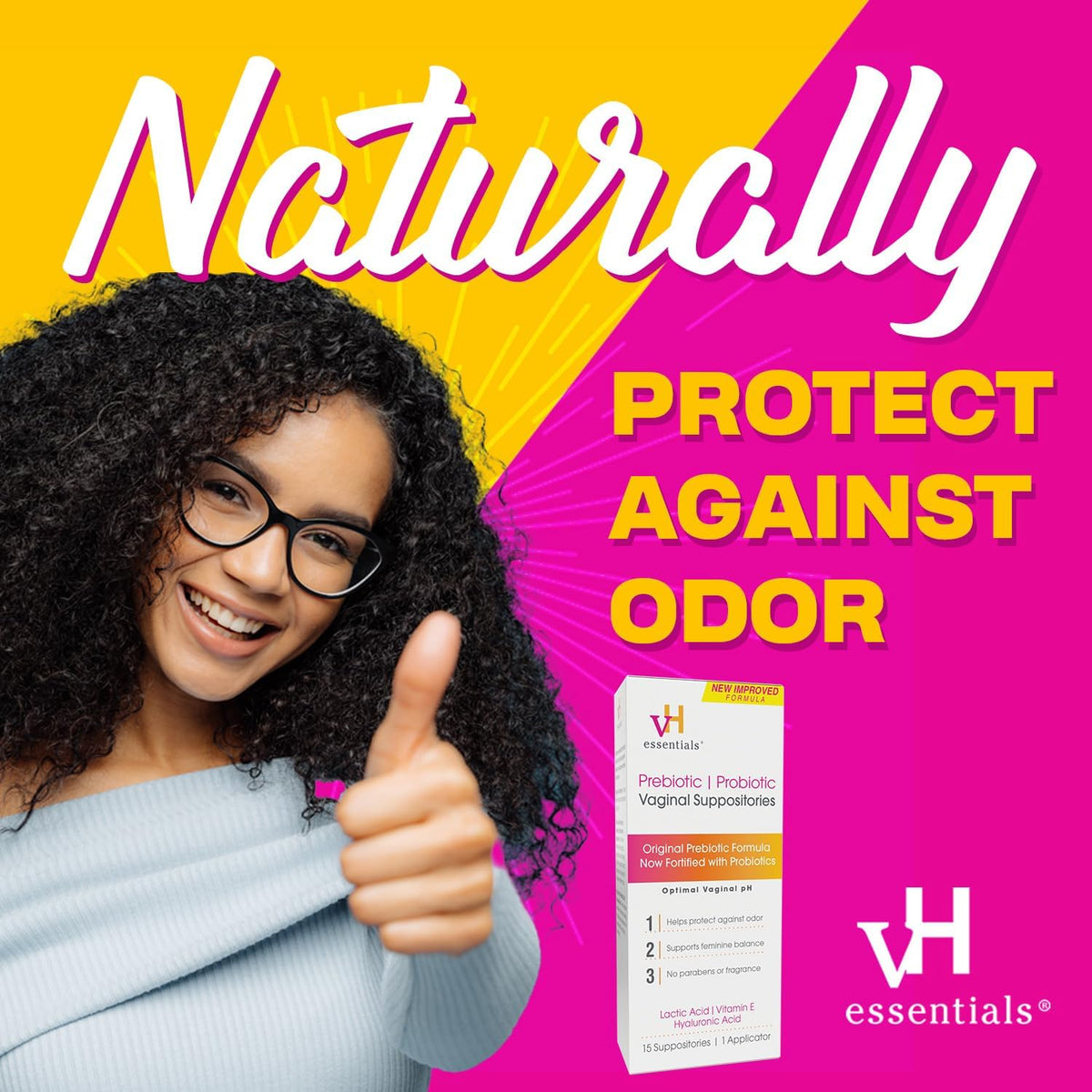 15 Count Prebiotic PH Balanced Vaginal Suppositories X44010
