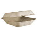 Fiber Hinged Containers 8 x 8 x 3 Natural F978868
