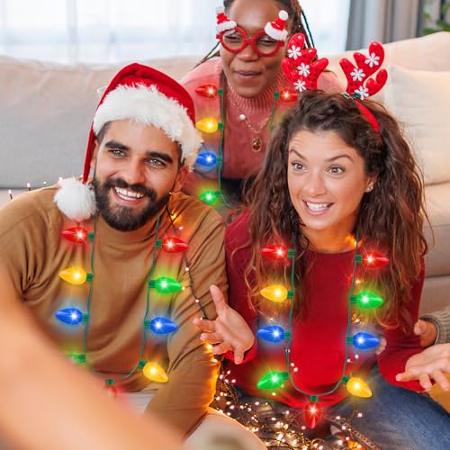 Christmas Light Necklace 3PCS with 3 Flash Modes P6646