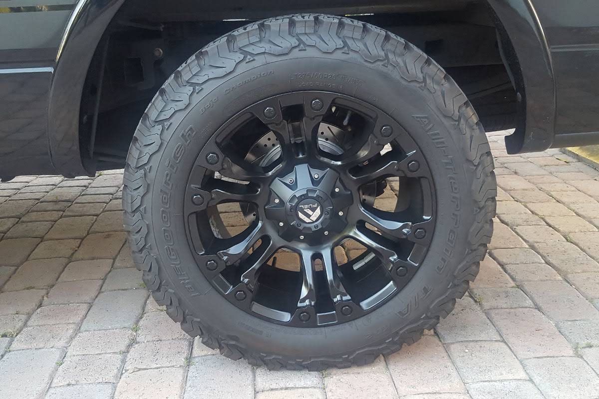 Matte Black Wheel F1201