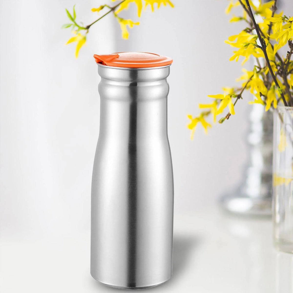 Stainless Steel Bottle with Lid Jug K1286