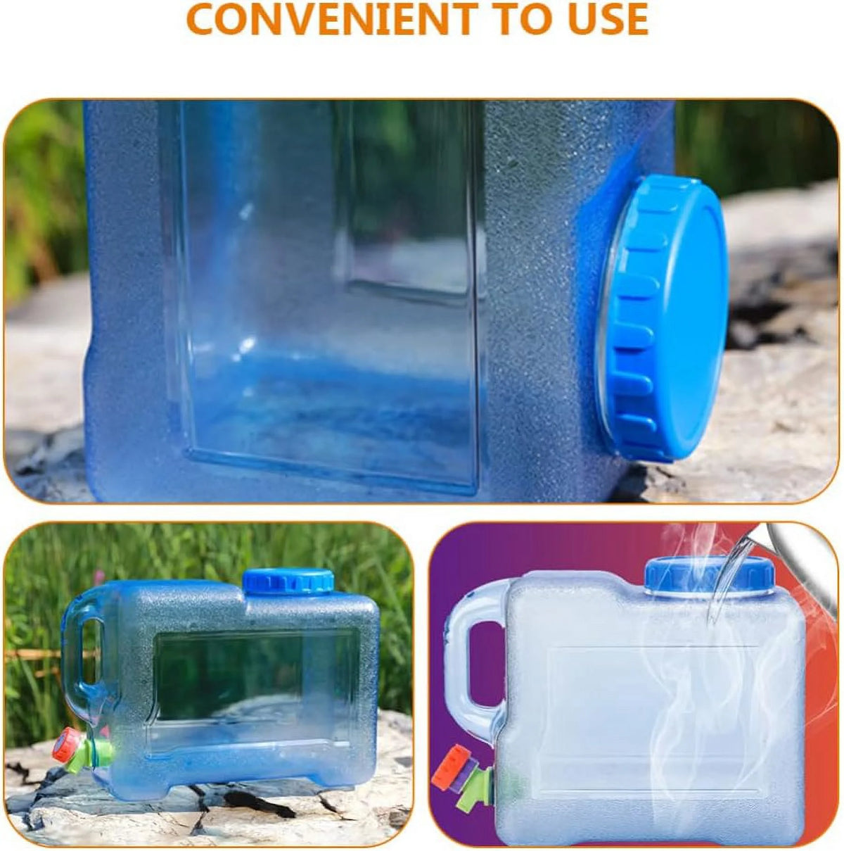 5 Gallon Portable Water Jug with Spigot O605