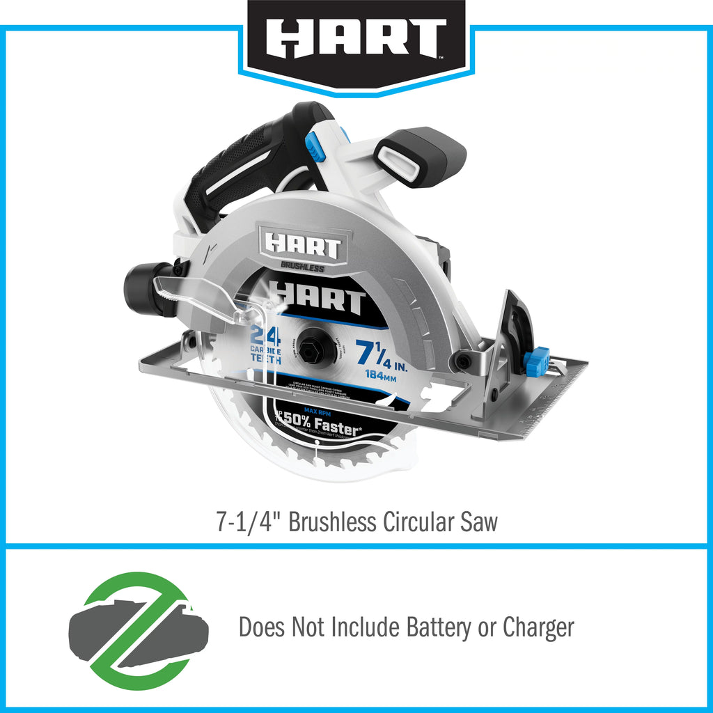 7-1/4 Brushless Circular Saw with 3 Pack Blade A393190