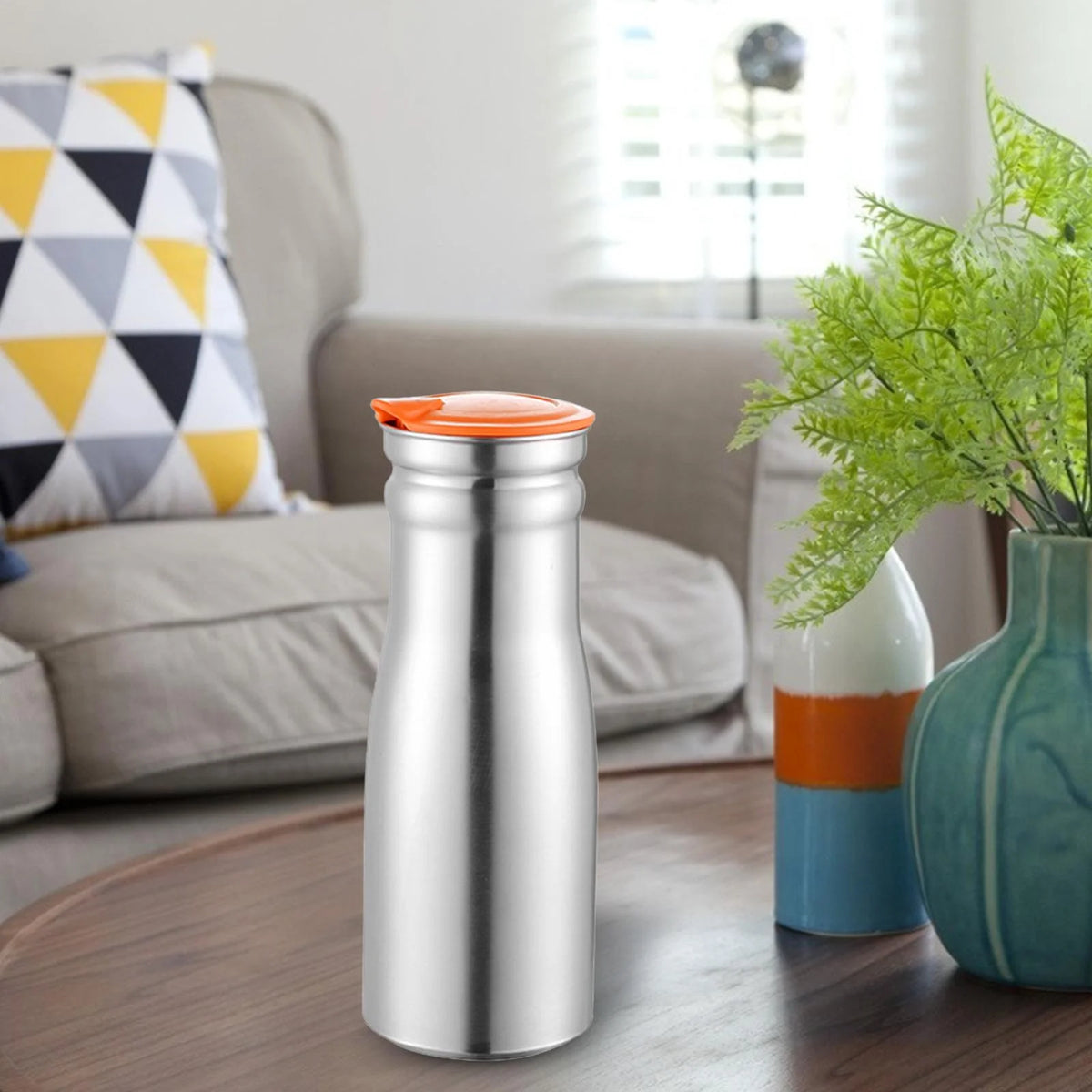 Stainless Steel Bottle with Lid Jug K1286