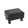 Black PU Leather Ottoman Footstool E543