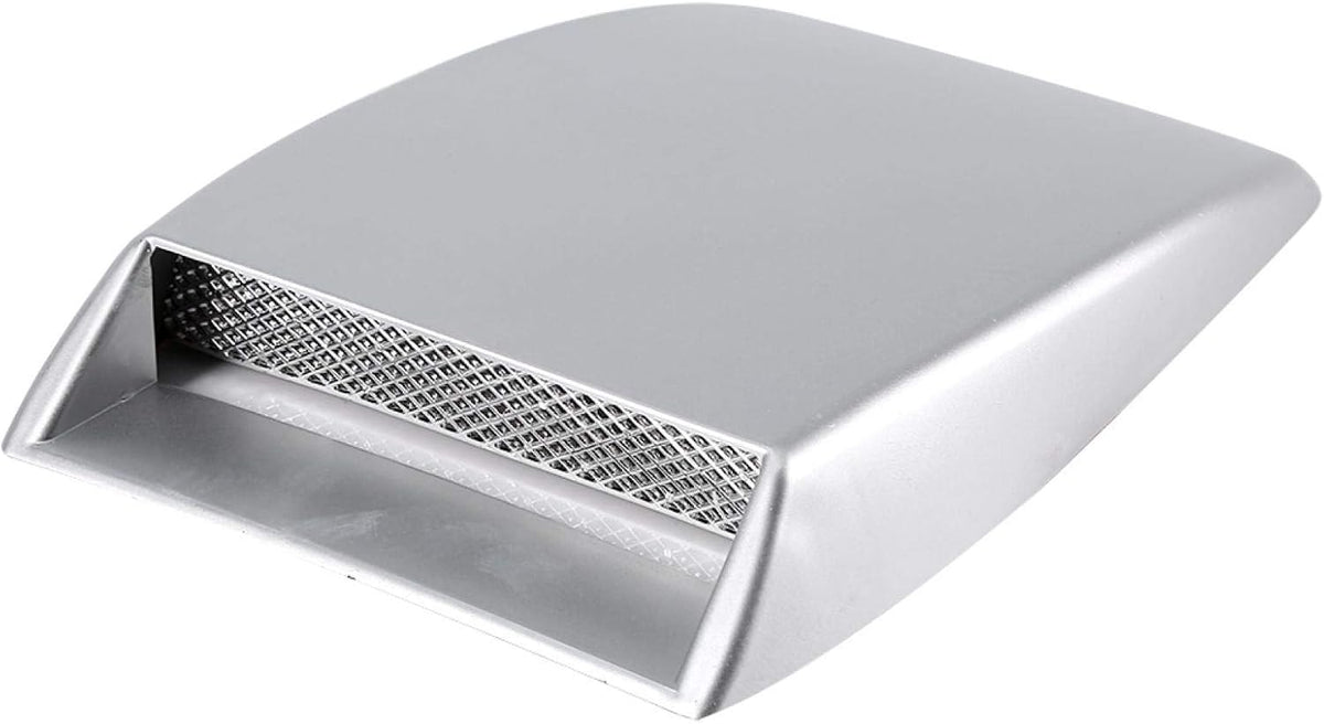 White Car Hood Simulation Decorative Air Outlet Sticker Cover I385731