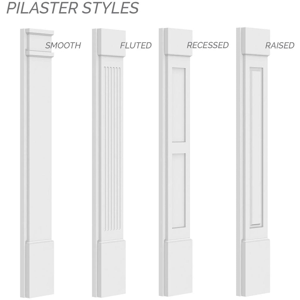Flat Panel PVC Pilaster (Pair) K41905