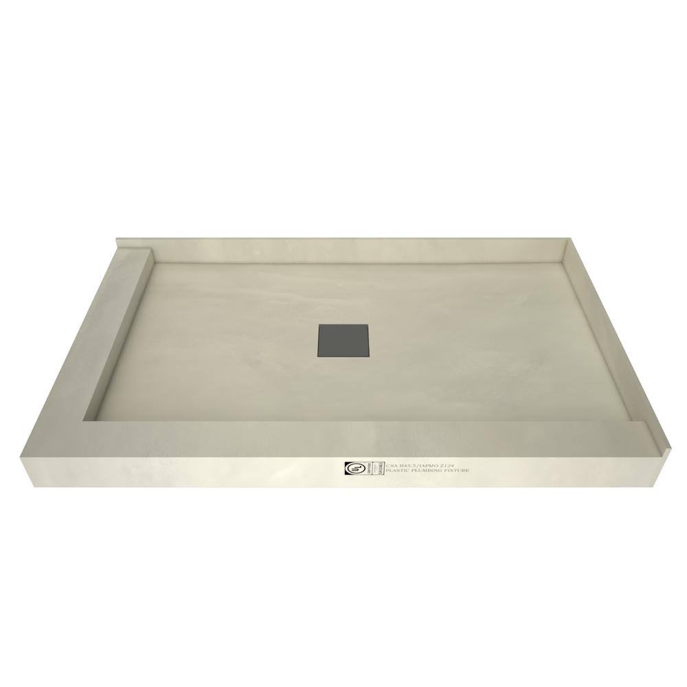 42x22 x 36x22 Double Threshold Shower Base with Drain Y9240