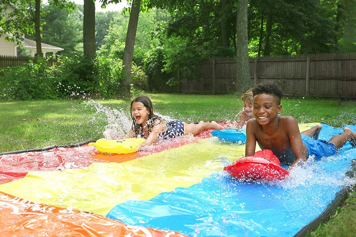 Triple Lane Water Slide with 3 Boogie Boards 16 Foot S4073