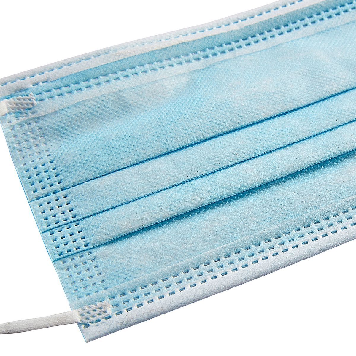 3-Ply Disposable Face Masks, 10 Pack, Blue A65837