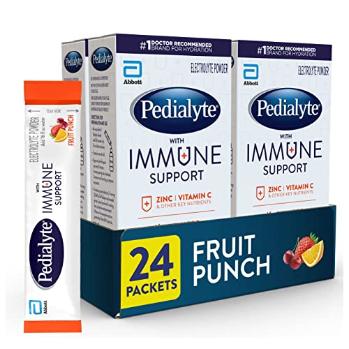 Electrolyte Drink Powder Packets with Vitamin C and Zinc, Fruit Punch, 6 Count D861483