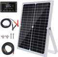 20W 12V Solar Panel Kit with 10A PWM Charge Controller and Adjustable Mount I147751