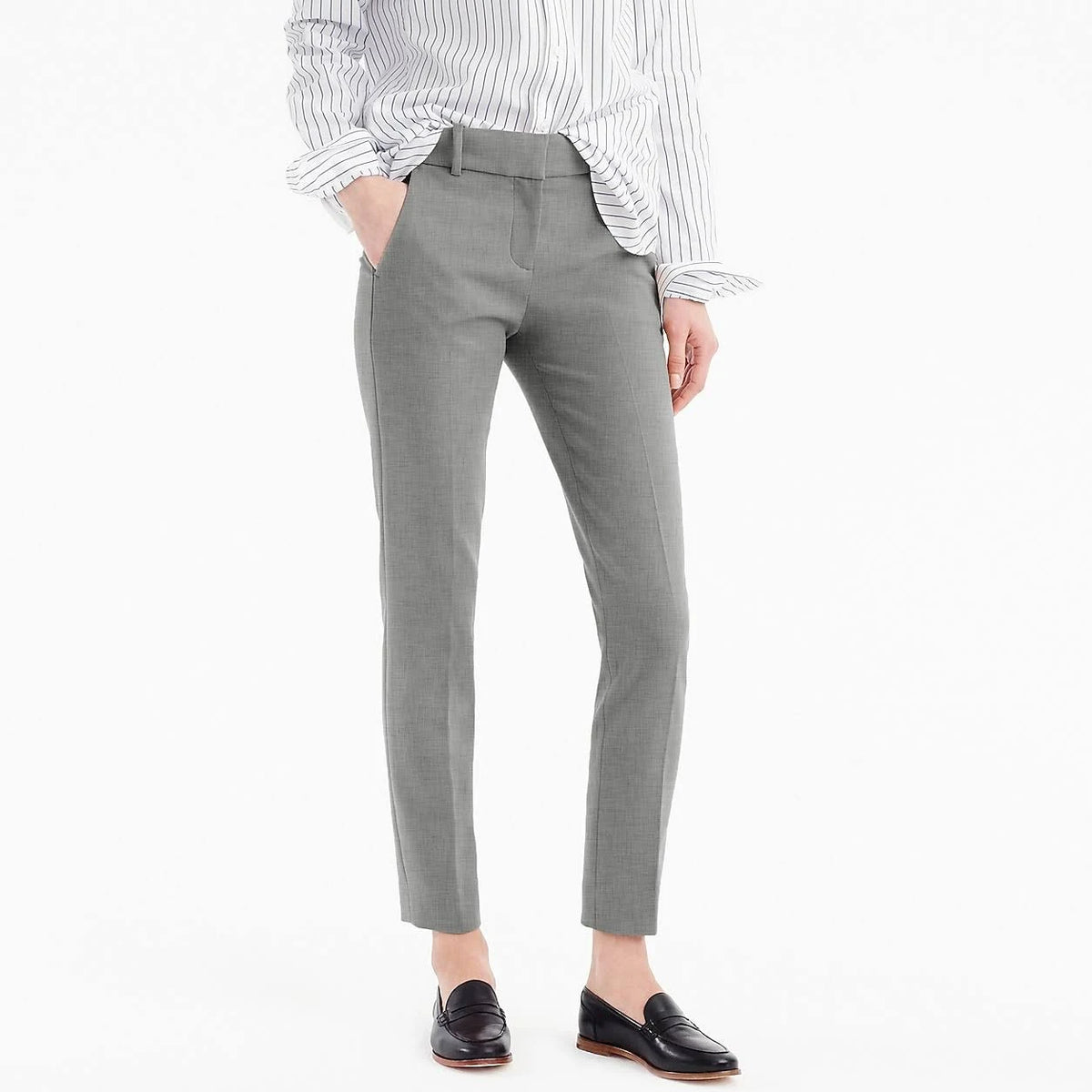 Cameron Slim Crop Pant in Four-Season Stretch (Size 18) A118