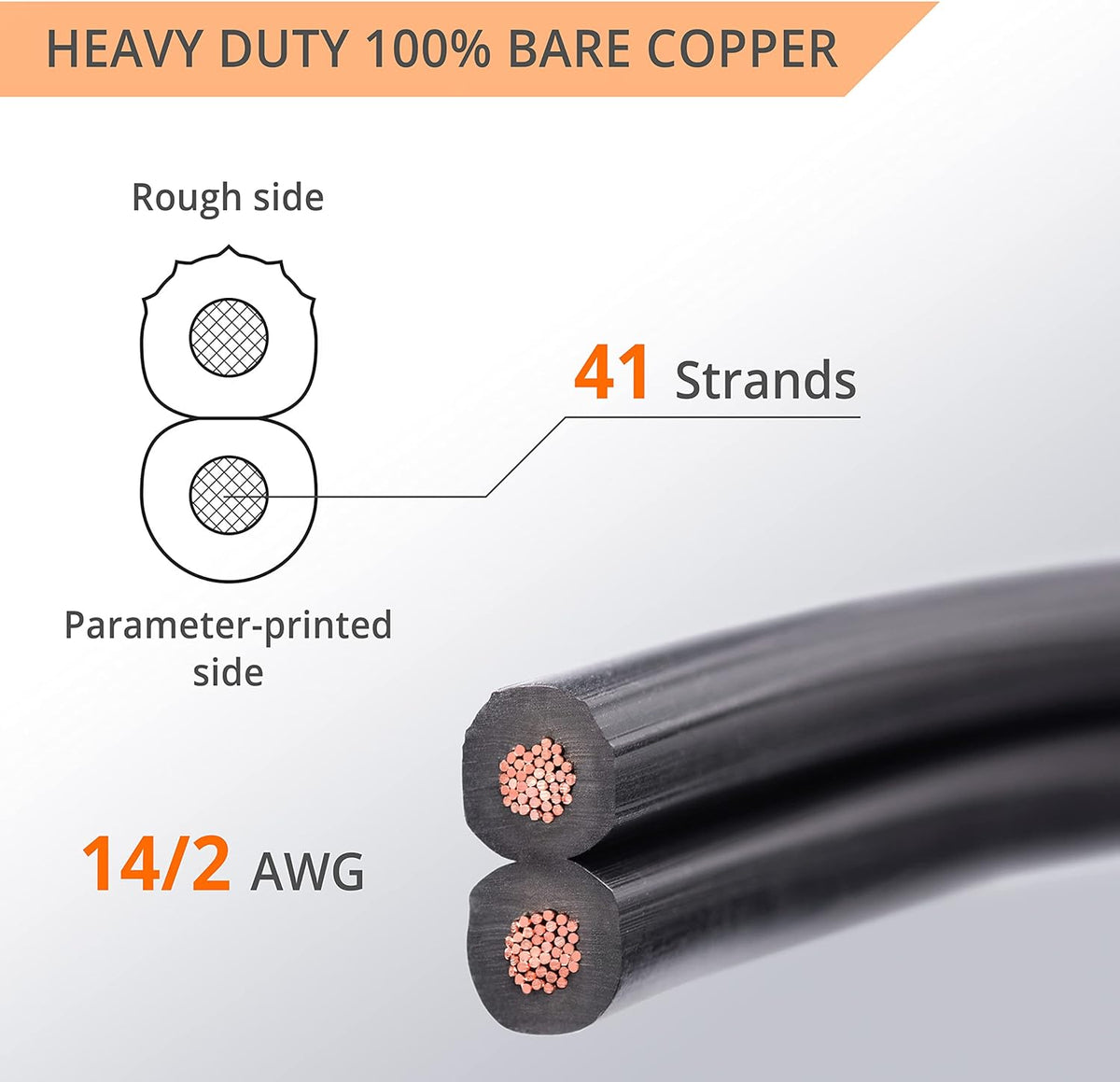 14-Gauge 2-Conductor 250 Feet Landscape Lighting Wire V5425