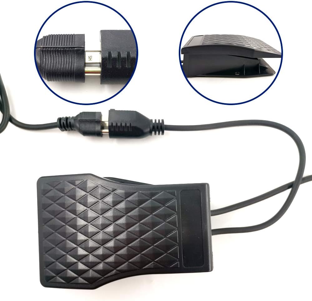 Flex Shaft Rotary Tool 780W 6.5MM Hanging Grinder Carver with Foot Pedal Control H32421