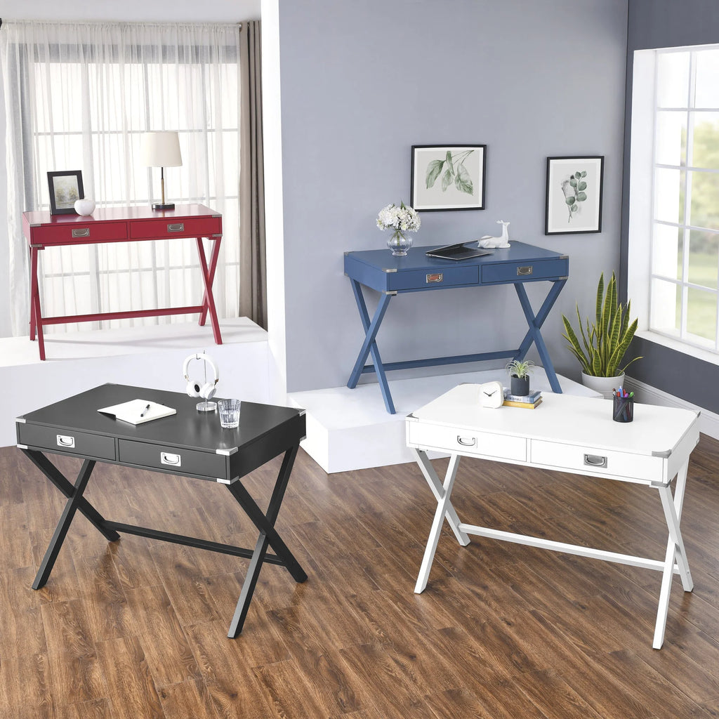 Solid Wood Computer Desk with Drawers Q823274