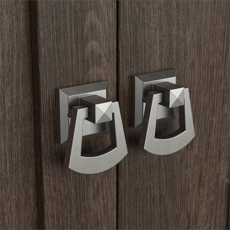 Brown Bathroom Storage Cabinet with Doors L906