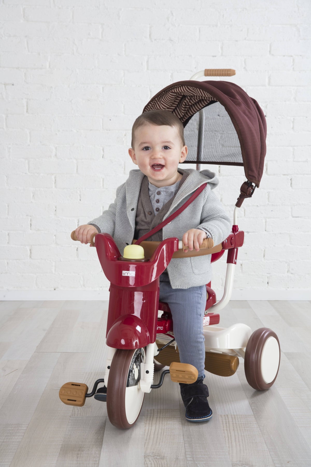 3-in-1 Folding Tricycle with Canopy White F46731