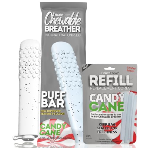 Minty Cane Aroma PuffBar Hand Fidget Relief with Essential Oil B459791