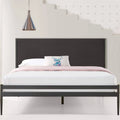 Black Twin Metal Platform Bed Frame A84873