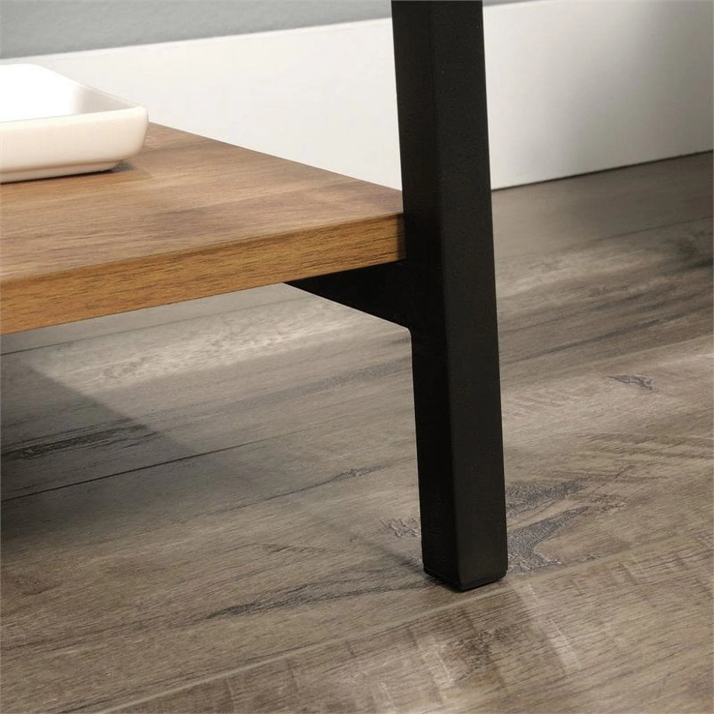 Single Pedestal Desk in Sindoori Mango S88715