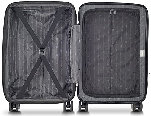 Rose Gold Hardside Expandable Luggage with Spinner Wheels, Carry-On 21-Inch G35220