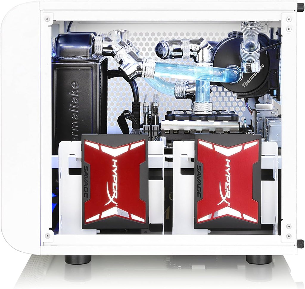 White Mini ITX Cube Computer Chassis X267862